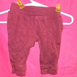 Kids Maroon Bottoms